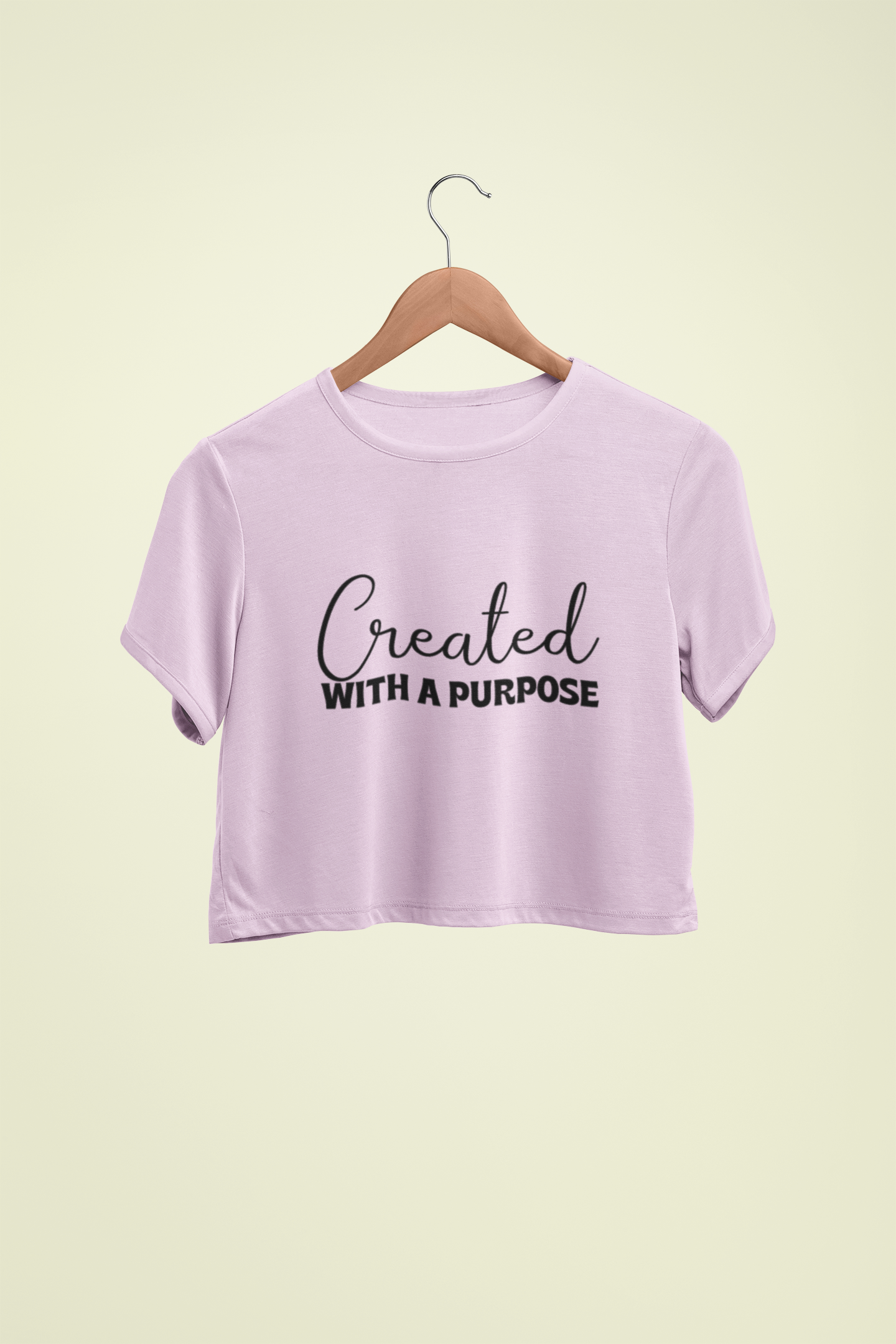 "Created With A Purpose" - Female Crop Top | FC39
