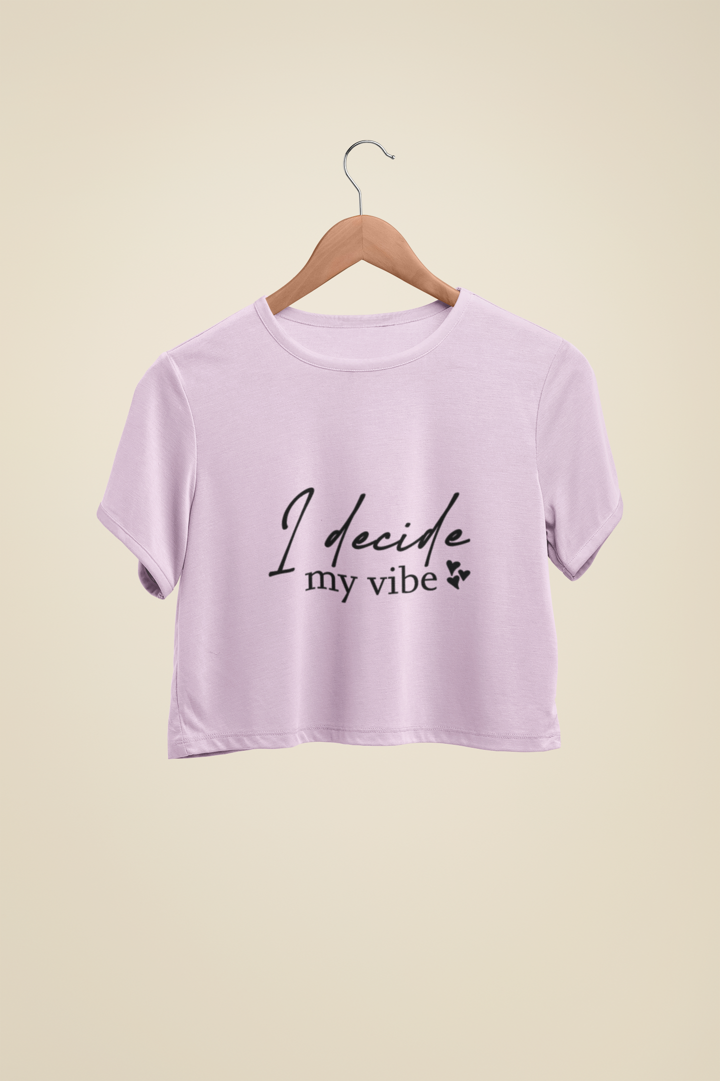 "I Decide My Vibe" - Female Crop Top | FC39