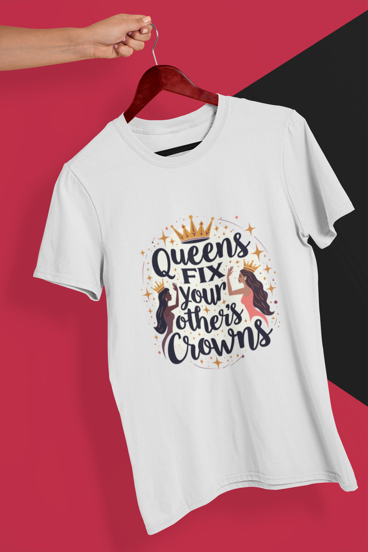 "Queens Fix..." - Female Classic Crew T-Shirt