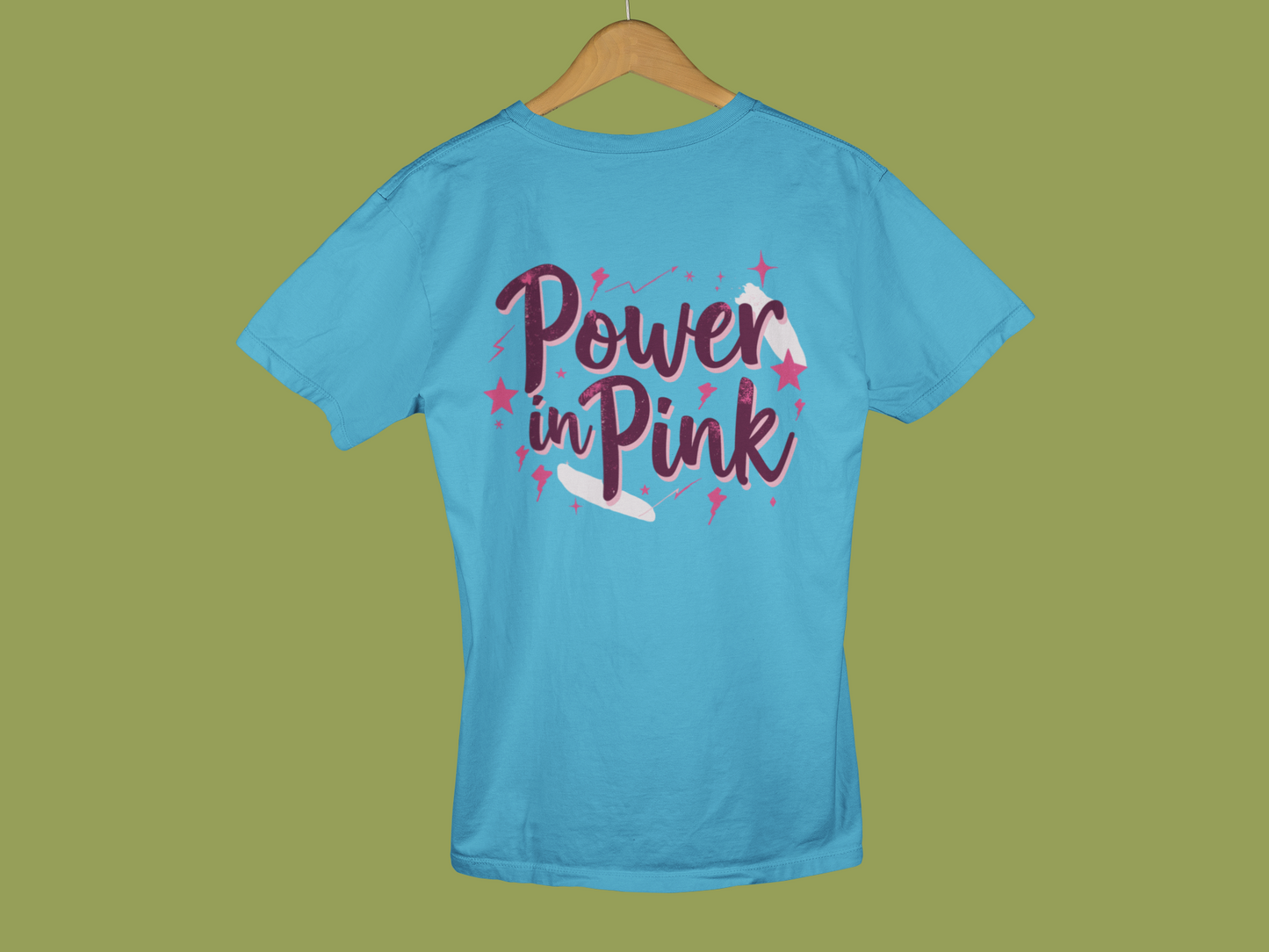 "Power In Pink" - Female Classic Crew T-Shirt