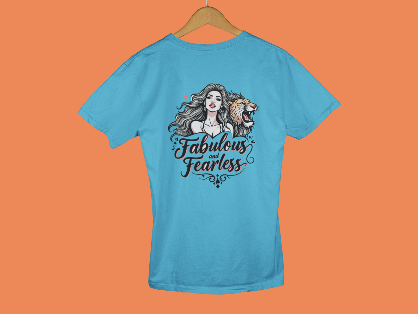 "Fabulous & Fearless" - Female Classic Crew T-Shirt