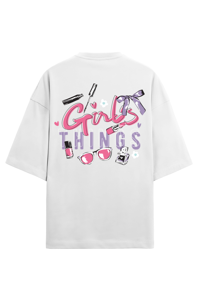 "Girls Things" - Unisex Terry Oversized Tee | UT27