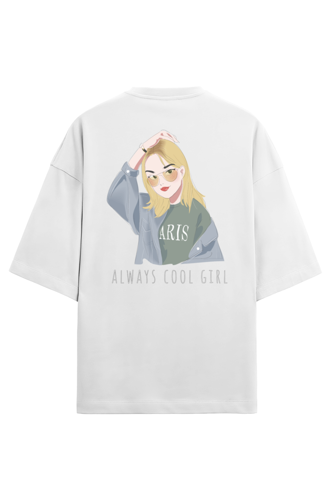 "Always Cool Girl" - Unisex Terry Oversized Tee | UT27