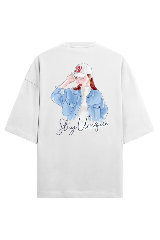 "Stay Unique" - Unisex Terry Oversized Tee | UT27