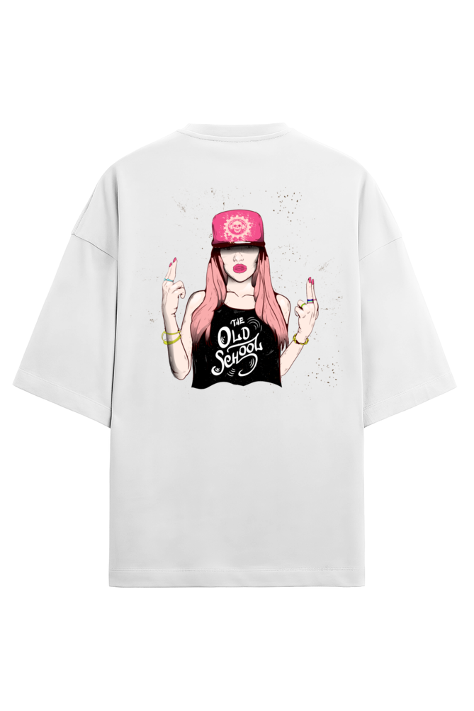 "Old School. New Rules." - Unisex Terry Oversized Tee | UT27