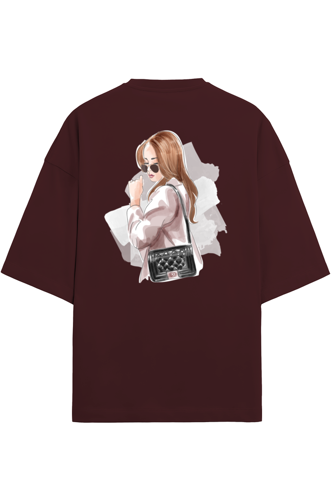 "Less Talk, More Style." - Unisex Terry Oversized Tee | UT27