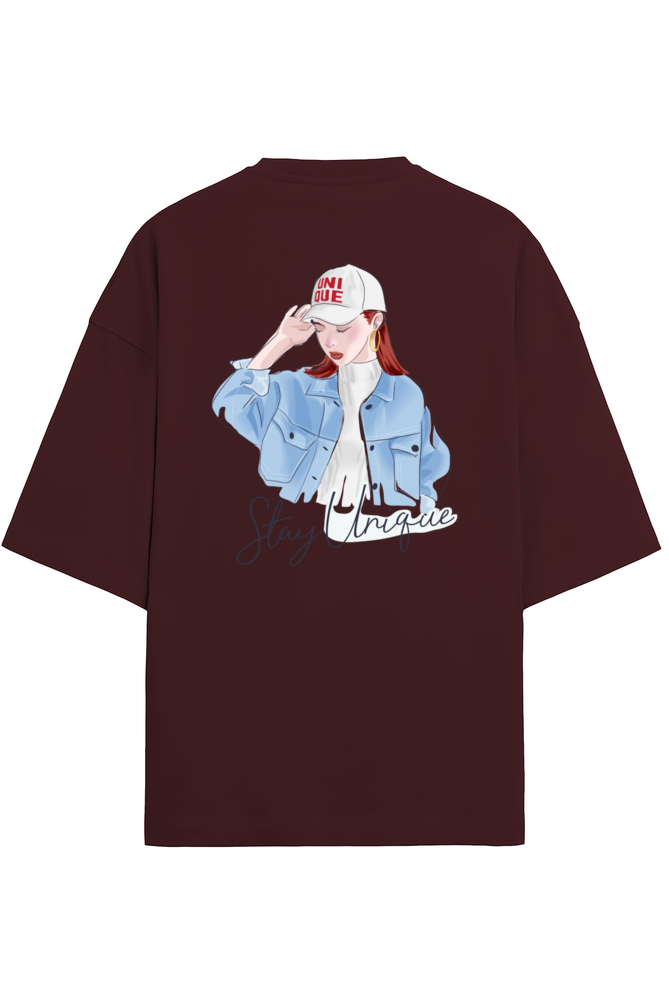 "Stay Unique" - Unisex Terry Oversized Tee | UT27