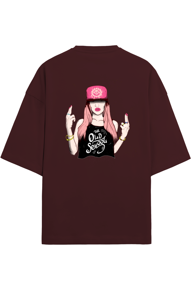 "Old School. New Rules." - Unisex Terry Oversized Tee | UT27