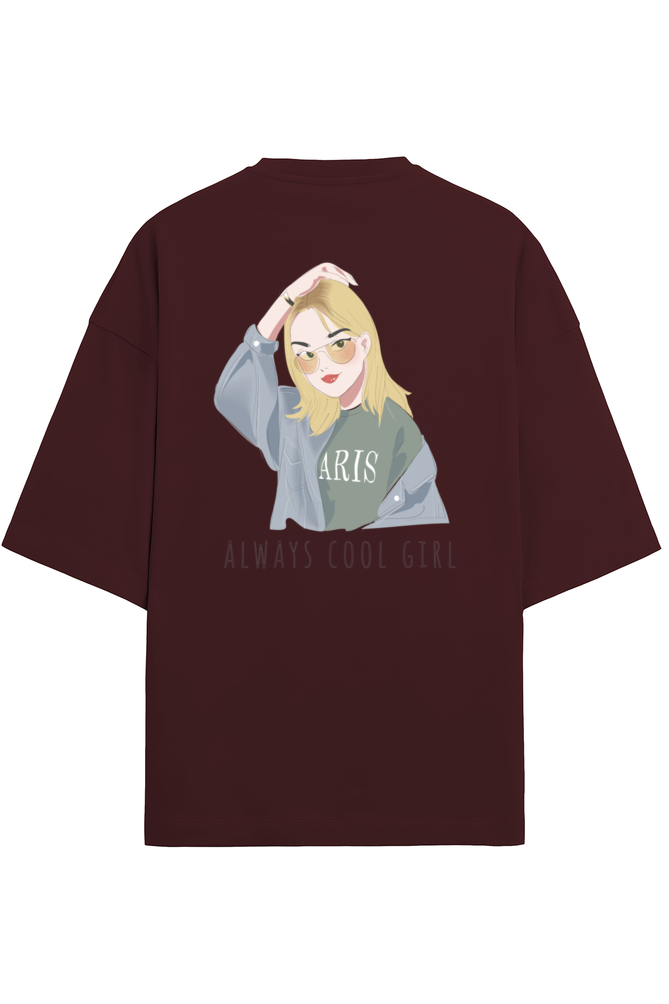 "Always Cool Girl" - Unisex Terry Oversized Tee | UT27