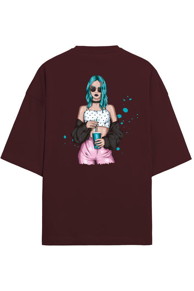 "Sippin’ On Confidence." - Unisex Terry Oversized Tee | UT27