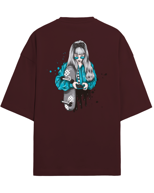 "Plugged Into My Own World." - Unisex Terry Oversized Tee | UT27