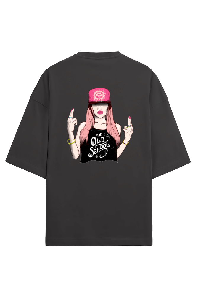 "Old School. New Rules." - Unisex Terry Oversized Tee | UT27