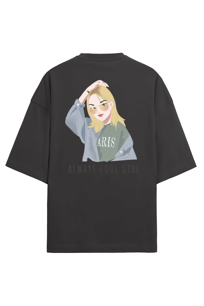 "Always Cool Girl" - Unisex Terry Oversized Tee | UT27