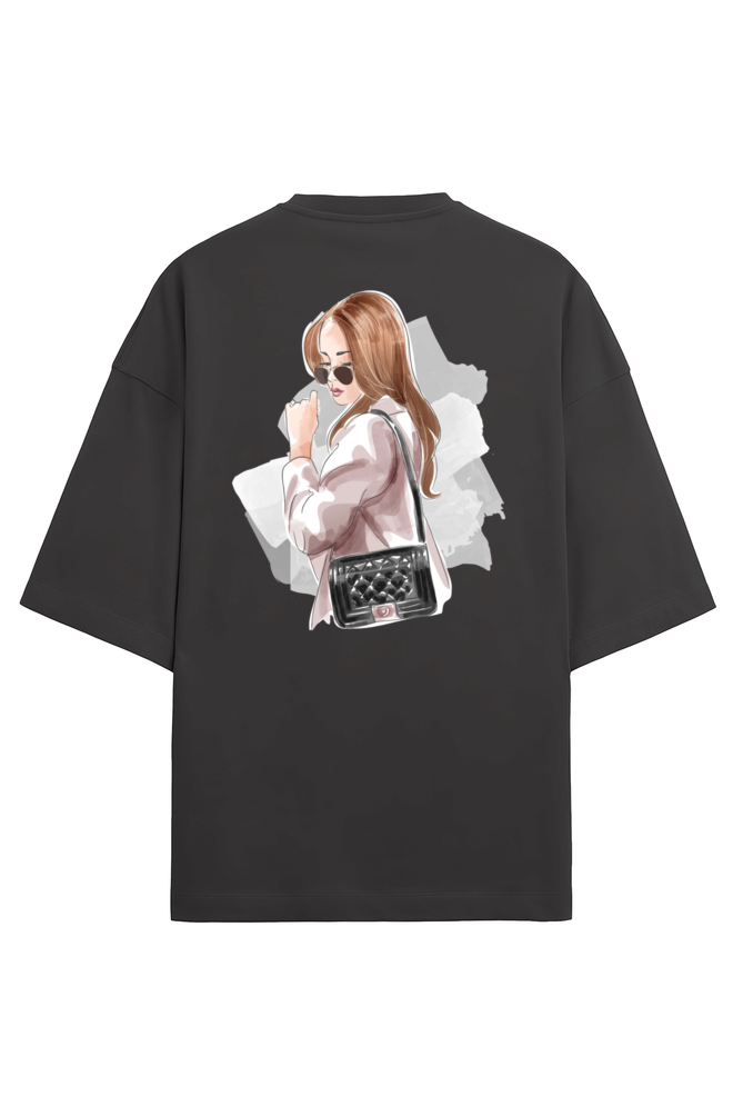 "Less Talk, More Style." - Unisex Terry Oversized Tee | UT27