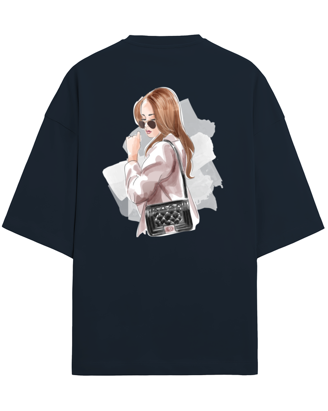 "Less Talk, More Style." - Unisex Terry Oversized Tee | UT27