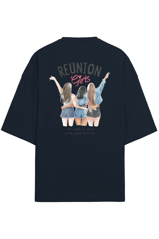 "Reunion Girls" - Unisex Terry Oversized Tee | UT27
