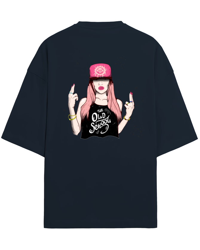 "Old School. New Rules." - Unisex Terry Oversized Tee | UT27