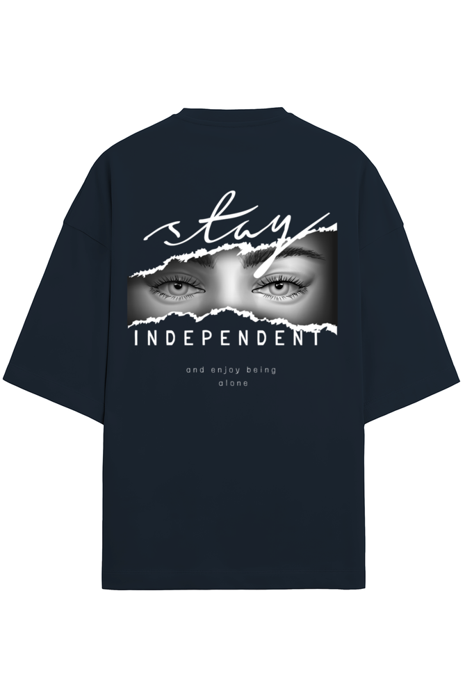 "Stay Independent" - Unisex Terry Oversized Tee | UT27