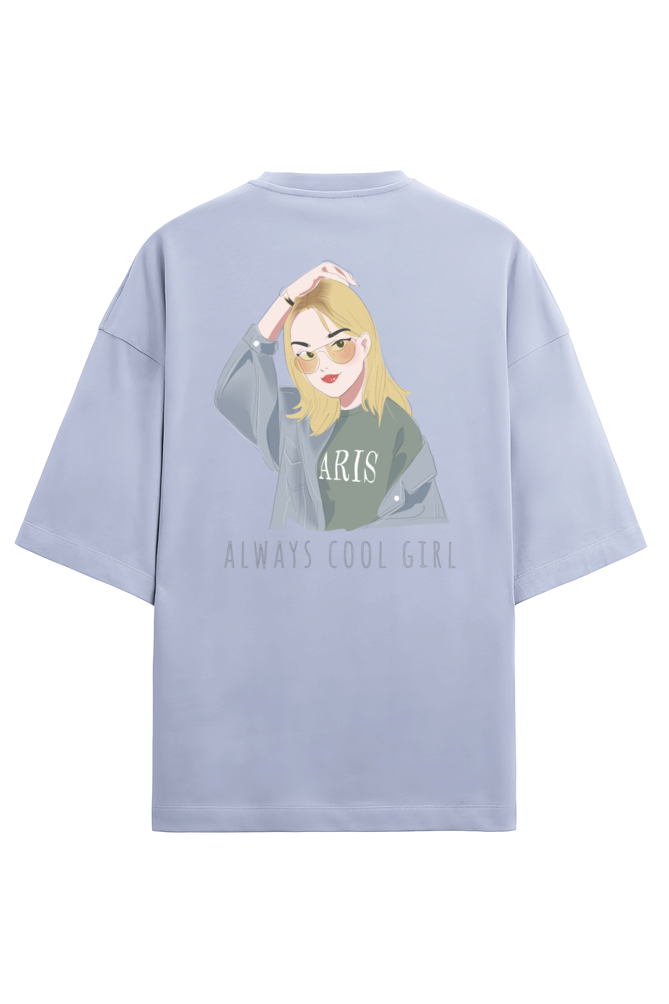 "Always Cool Girl" - Unisex Terry Oversized Tee | UT27