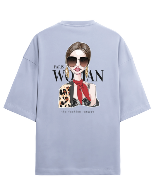 "Paris Women" - Unisex Terry Oversized Tee | UT27
