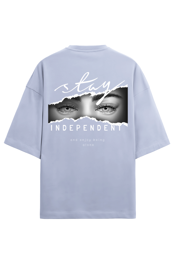"Stay Independent" - Unisex Terry Oversized Tee | UT27