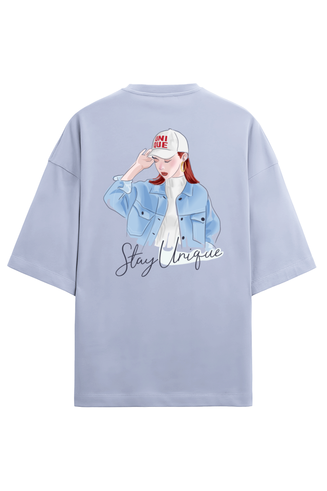 "Stay Unique" - Unisex Terry Oversized Tee | UT27