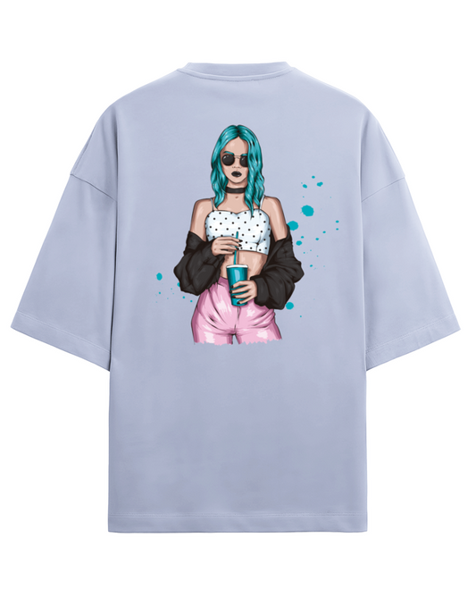 "Sippin’ On Confidence." - Unisex Terry Oversized Tee | UT27