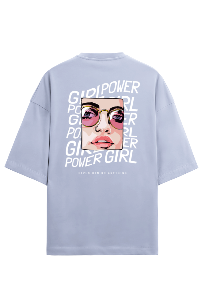 "Girls Can Do Anything" - Unisex Terry Oversized Tee | UT27