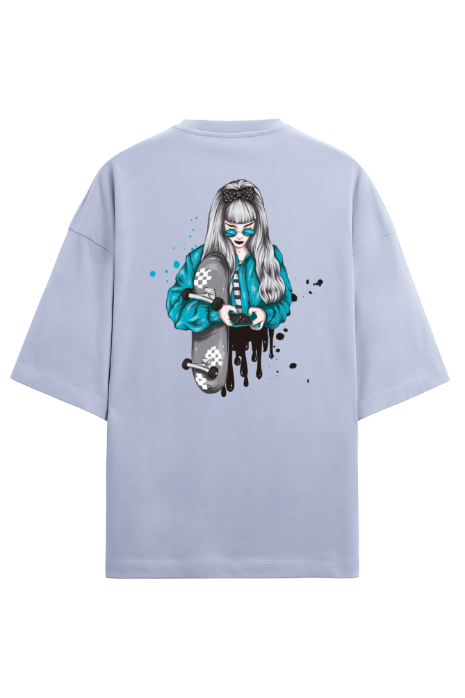 "Stay Real In A Pixelated World." - Unisex Terry Oversized Tee | UT27