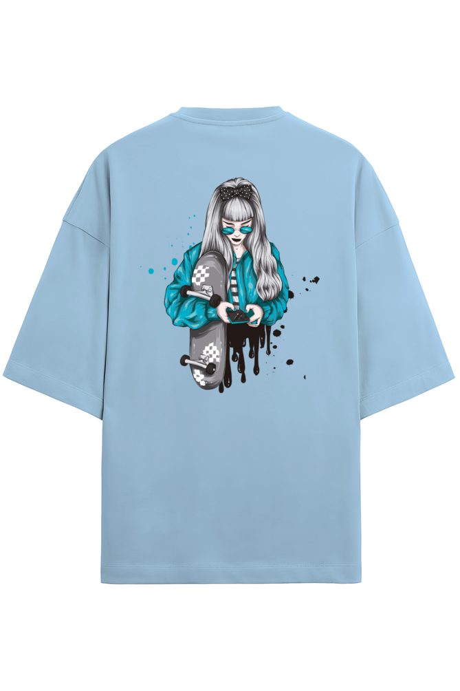 "Plugged Into My Own World." - Unisex Terry Oversized Tee | UT27