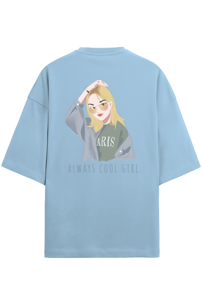 "Always Cool Girl" - Unisex Terry Oversized Tee | UT27
