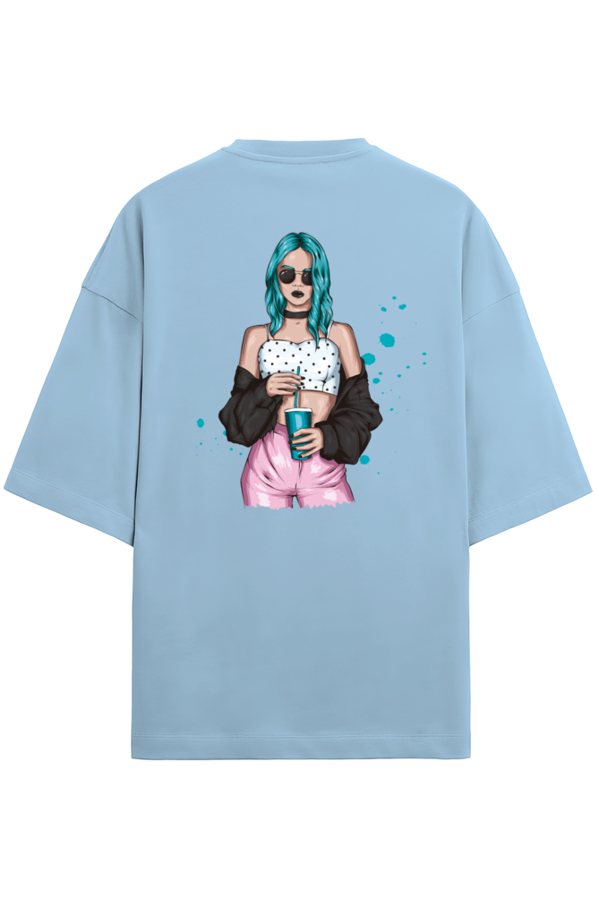 "Sippin’ On Confidence." - Unisex Terry Oversized Tee | UT27