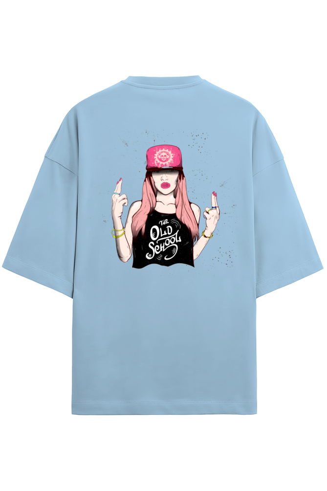 "Old School. New Rules." - Unisex Terry Oversized Tee | UT27