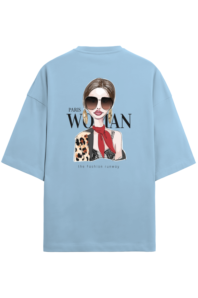 "Paris Women" - Unisex Terry Oversized Tee | UT27