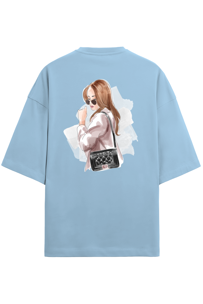 "Less Talk, More Style." - Unisex Terry Oversized Tee | UT27