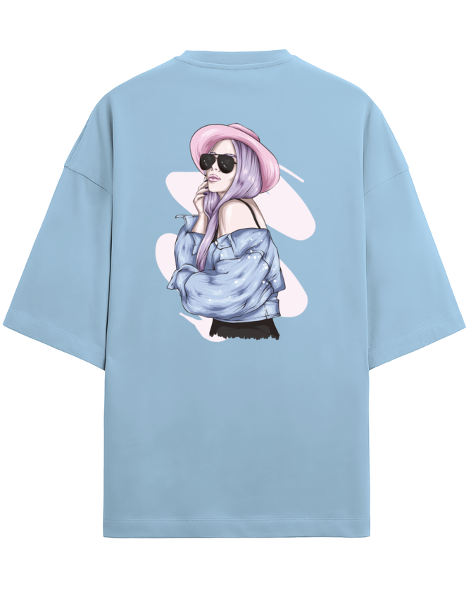 "Cool Vibes Only." - Unisex Terry Oversized Tee | UT27