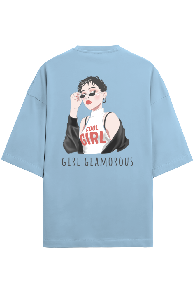 "Girl Glamorous" - Unisex Terry Oversized Tee | UT27