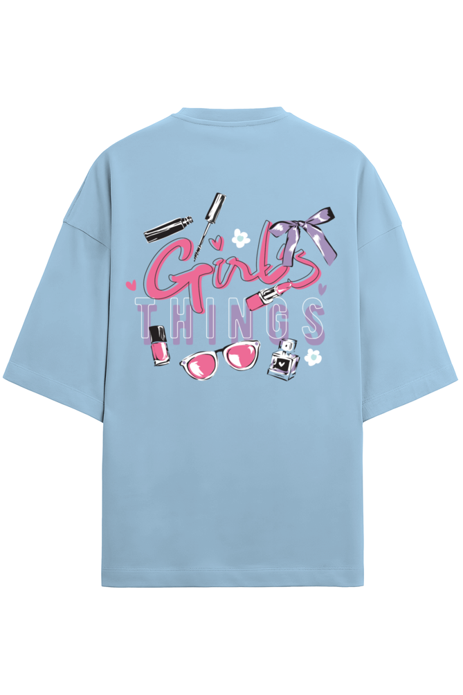 "Girls Things" - Unisex Terry Oversized Tee | UT27