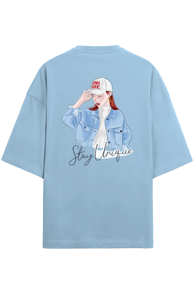"Stay Unique" - Unisex Terry Oversized Tee | UT27