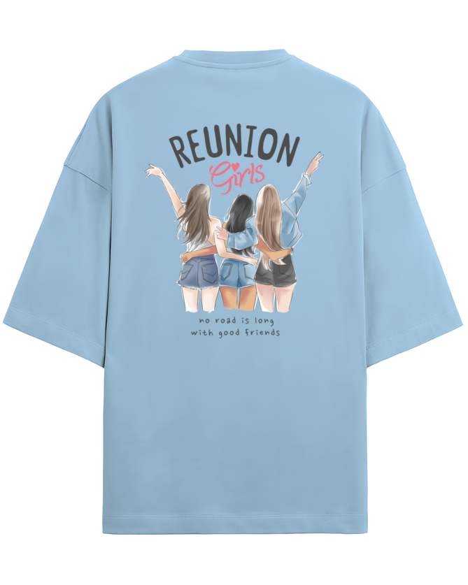 "Reunion Girls" - Unisex Terry Oversized Tee | UT27