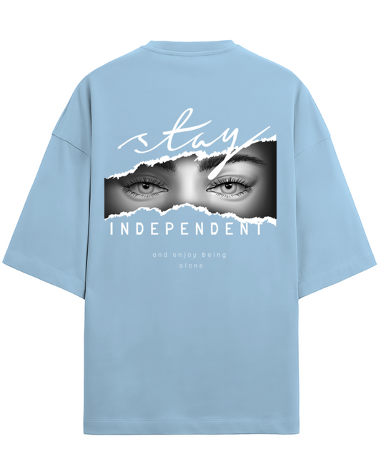 "Stay Independent" - Unisex Terry Oversized Tee | UT27