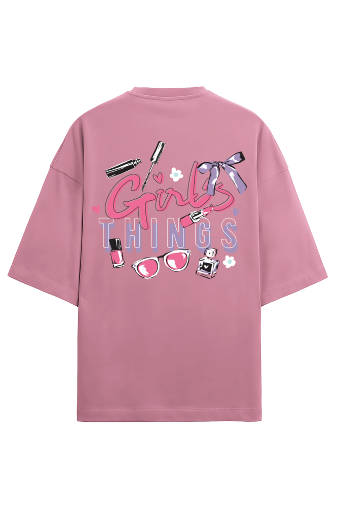 "Girls Things" - Unisex Terry Oversized Tee | UT27