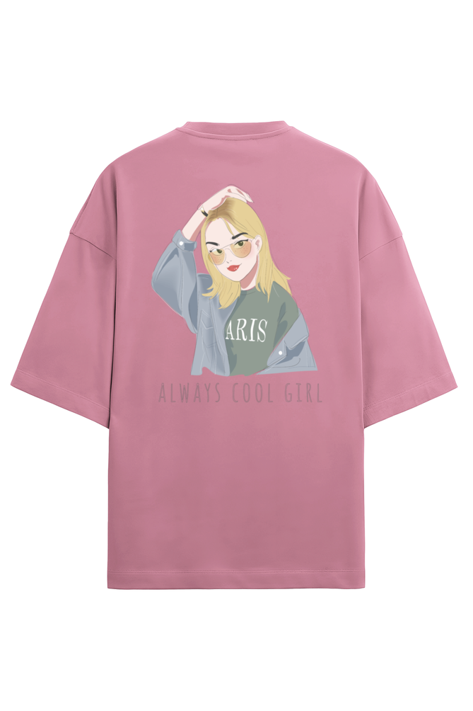 "Always Cool Girl" - Unisex Terry Oversized Tee | UT27