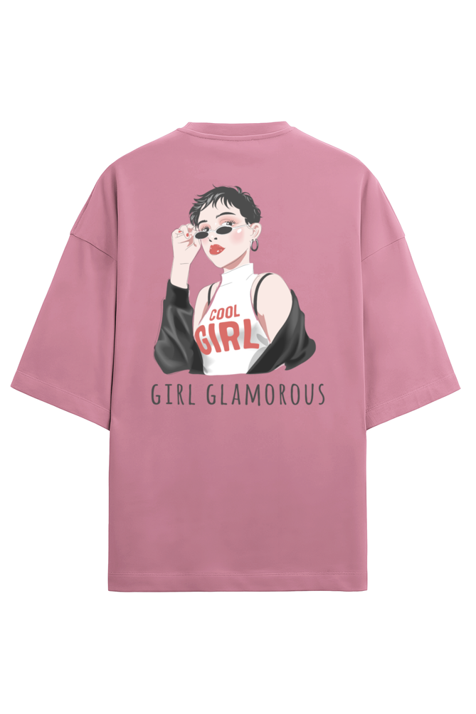 "Girl Glamorous" - Unisex Terry Oversized Tee | UT27