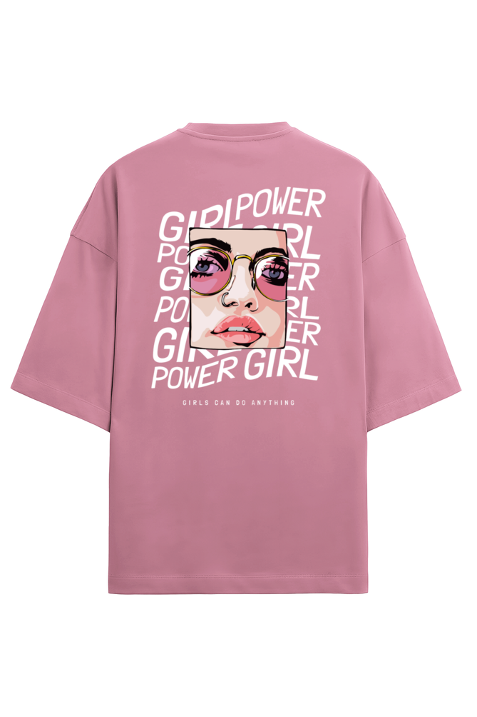 "Girls Can Do Anything" - Unisex Terry Oversized Tee | UT27