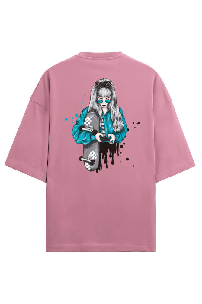 "Stay Real In A Pixelated World." - Unisex Terry Oversized Tee | UT27