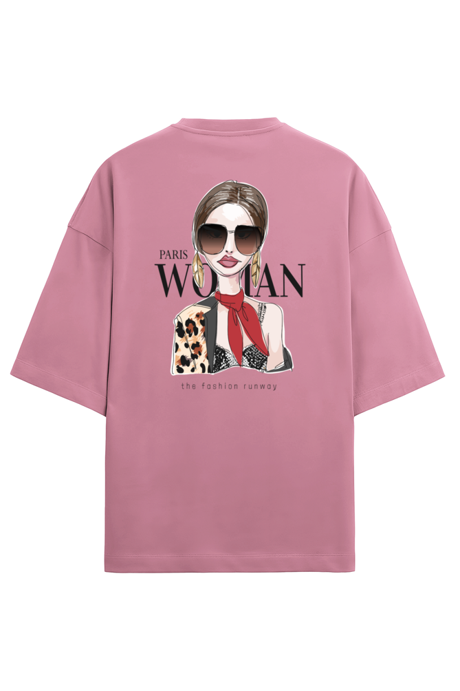 "Paris Women" - Unisex Terry Oversized Tee | UT27
