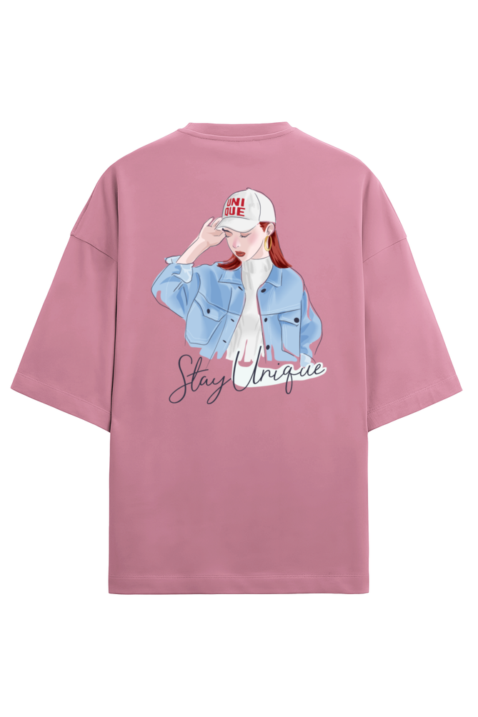 "Stay Unique" - Unisex Terry Oversized Tee | UT27