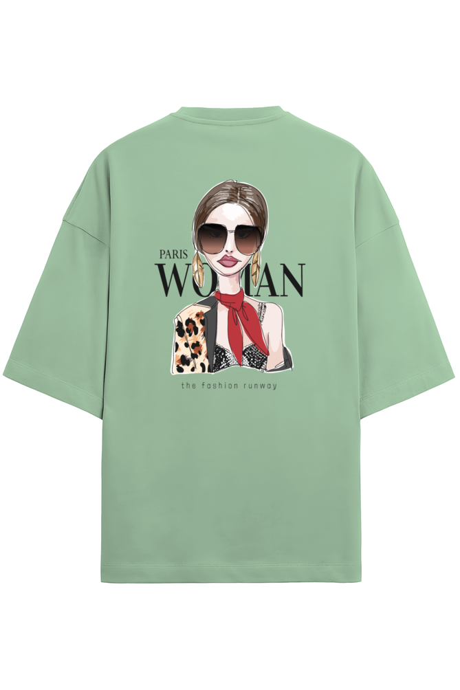 "Paris Women" - Unisex Terry Oversized Tee | UT27