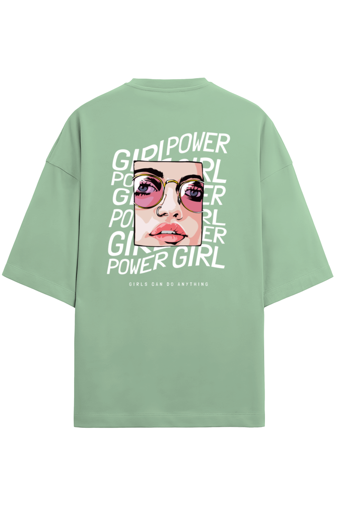 "Girls Can Do Anything" - Unisex Terry Oversized Tee | UT27